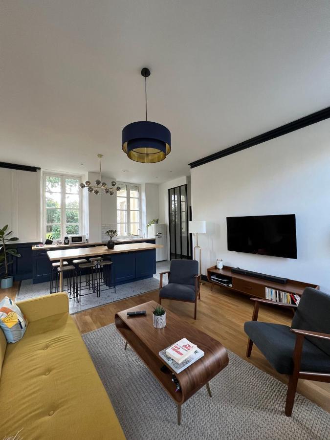 Bright Apt 70M2 In Bayeux Historic Center W Pkg Extérieur photo